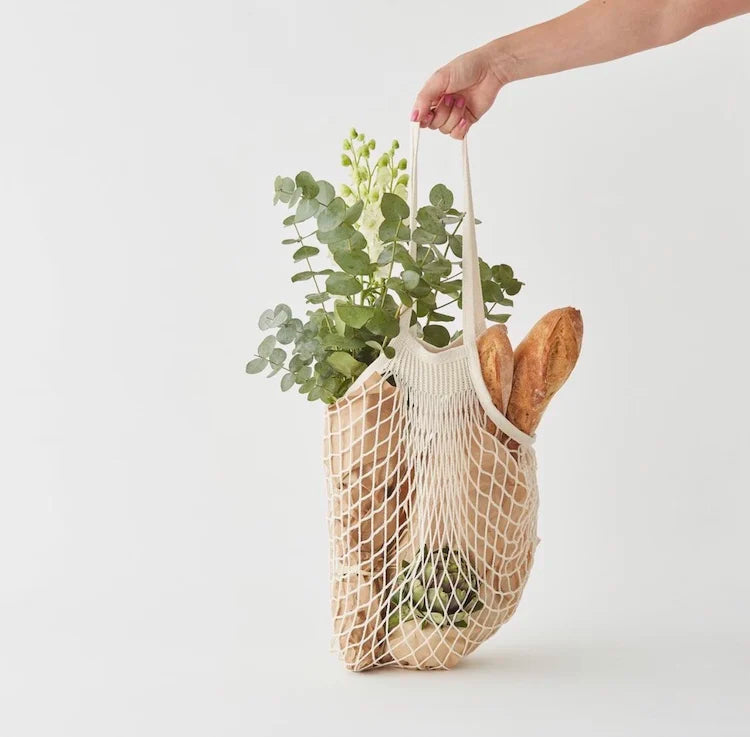 Cotton Mesh Shopping Bag Reusable