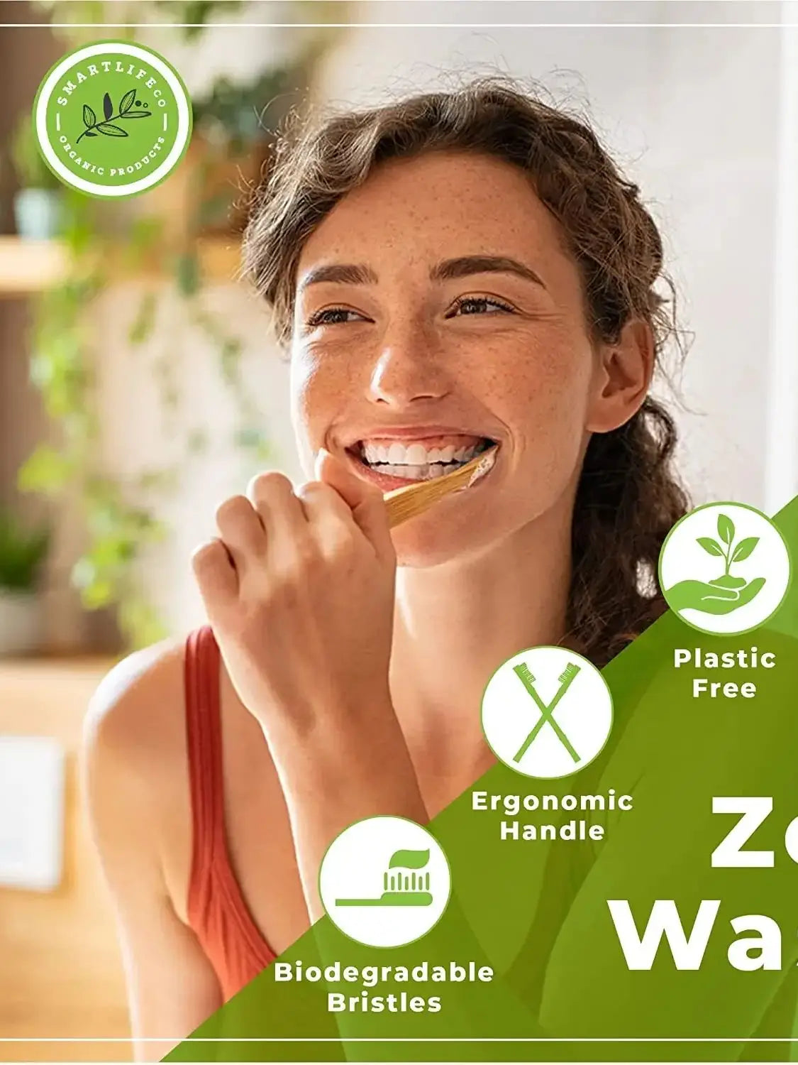 Bamboo Toothbrushes Eco Friendly Reusable
