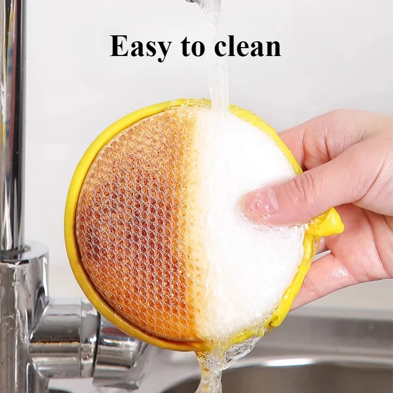 3pcs Double Sided Dish Sponge Reusable