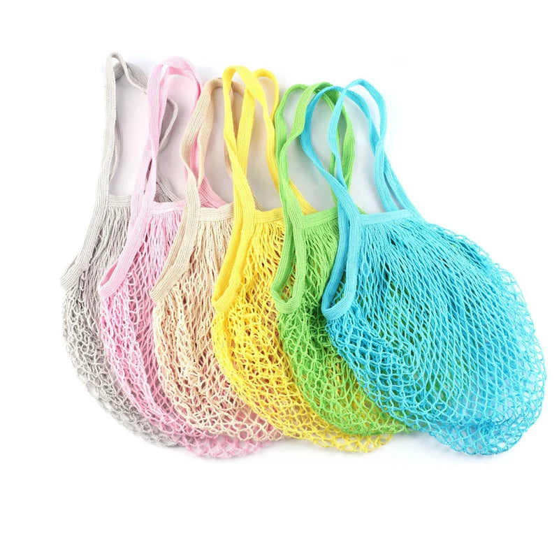 Cotton Mesh Shopping Bag Reusable