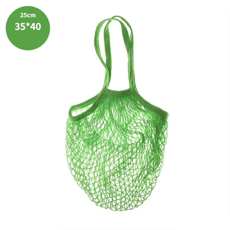 Cotton Mesh Shopping Bag Reusable