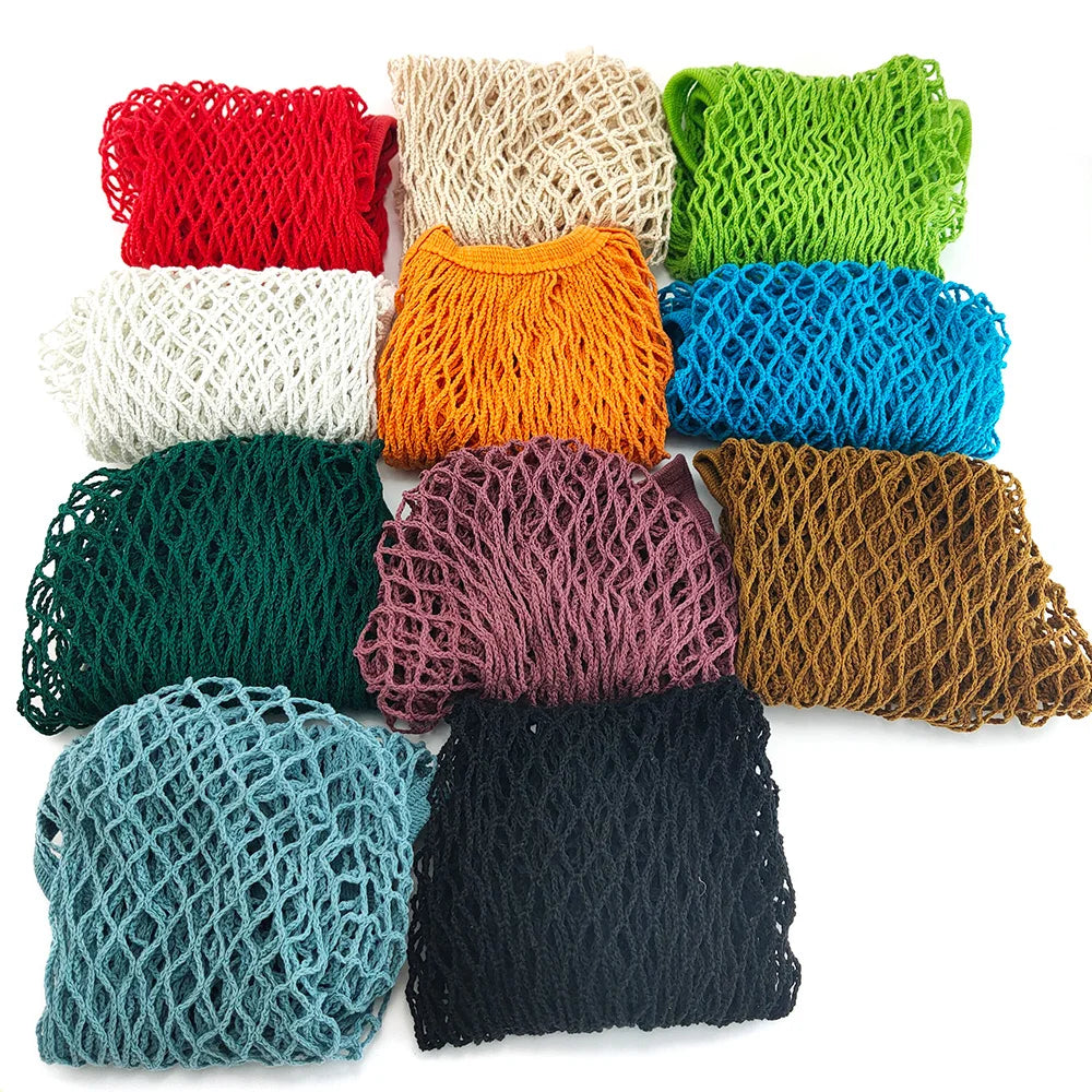 Cotton Mesh Shopping Bag Reusable