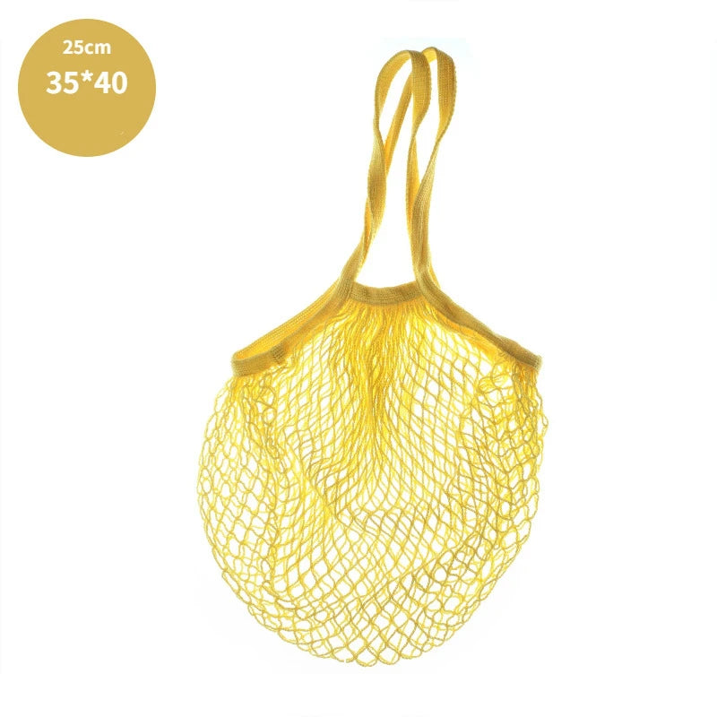 Cotton Mesh Shopping Bag Reusable
