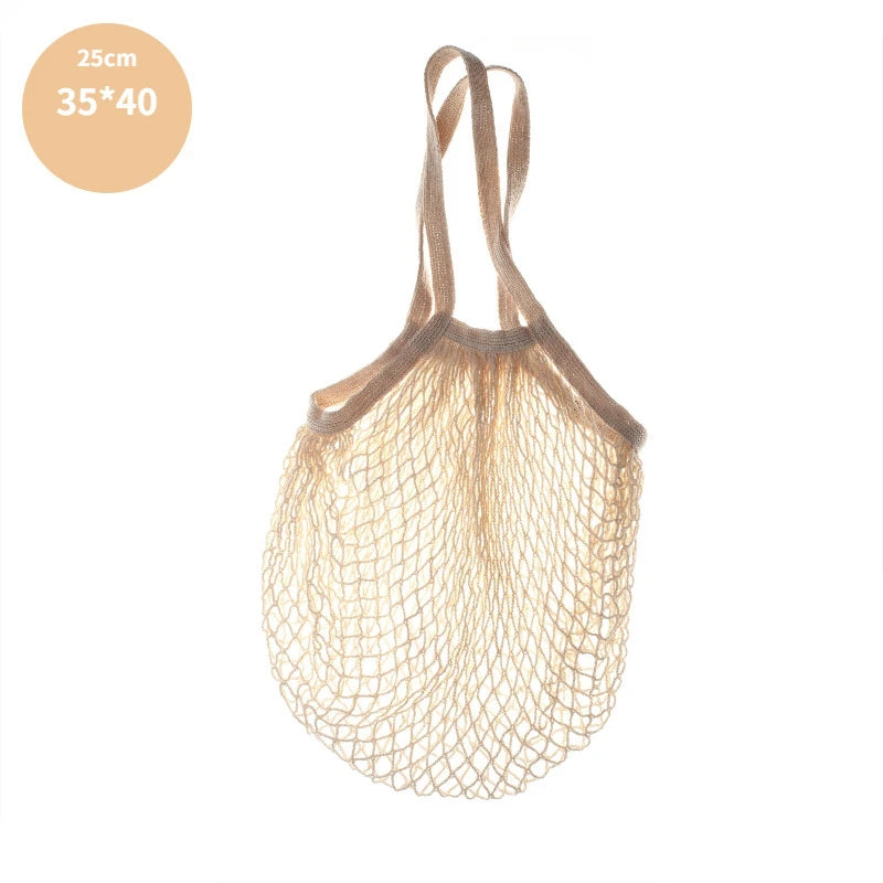 Cotton Mesh Shopping Bag Reusable