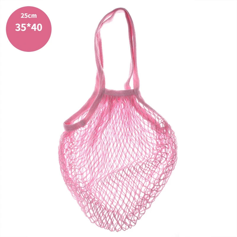 Cotton Mesh Shopping Bag Reusable
