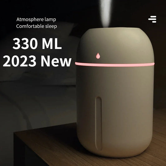USB Aroma Diffuser – Ultrasonic Humidifier for Home, Office & Travel