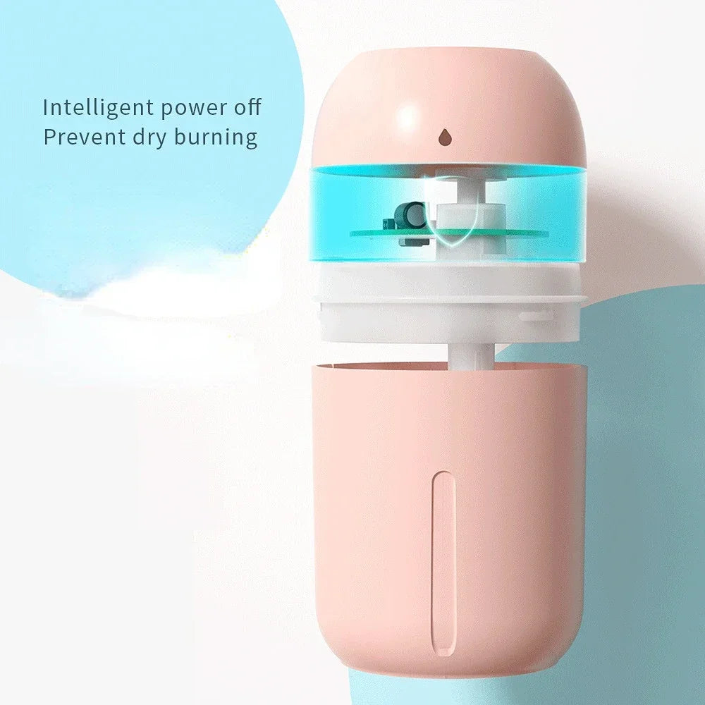 USB Aroma Diffuser – Ultrasonic Humidifier for Home, Office & Travel