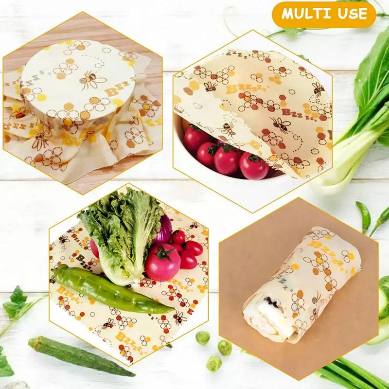 Reusable Beeswax Food Wraps