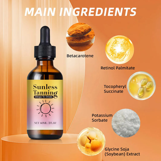 Sunless Tanning Drops – Buildable Natural Glow Without the Sun