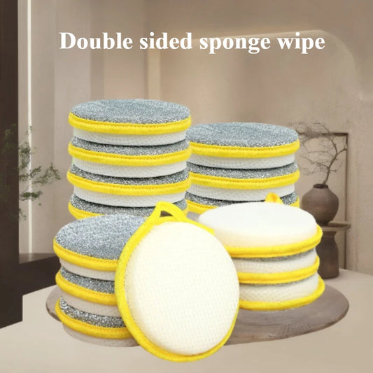 3pcs Double Sided Dish Sponge Reusable