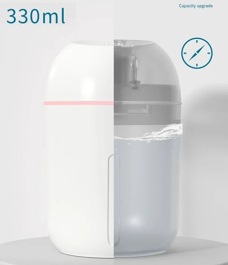USB Aroma Diffuser – Ultrasonic Humidifier for Home, Office & Travel